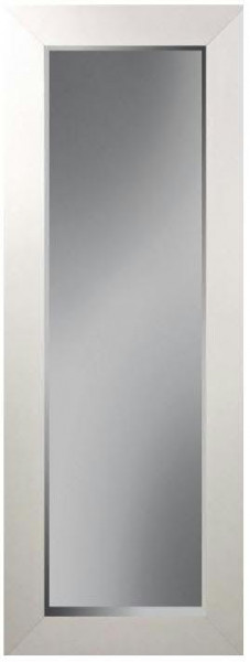 Spiegel 48x110cm mit Facette, weiß
