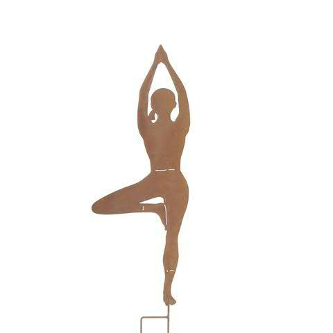 Figur Yoga Rost 36x98x118cm zum Stecken