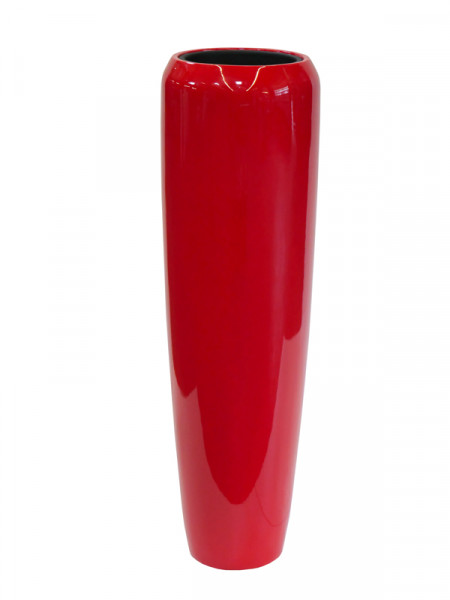 Vase FS147 H117cm, glz.rot
