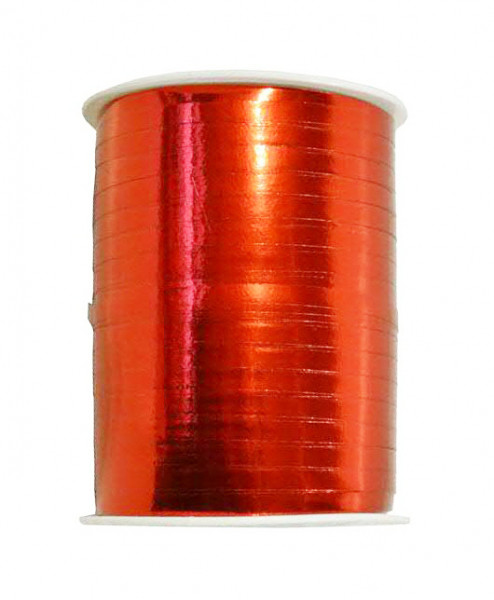 Polyband 5mm 500m Starmetal glz., rot metali