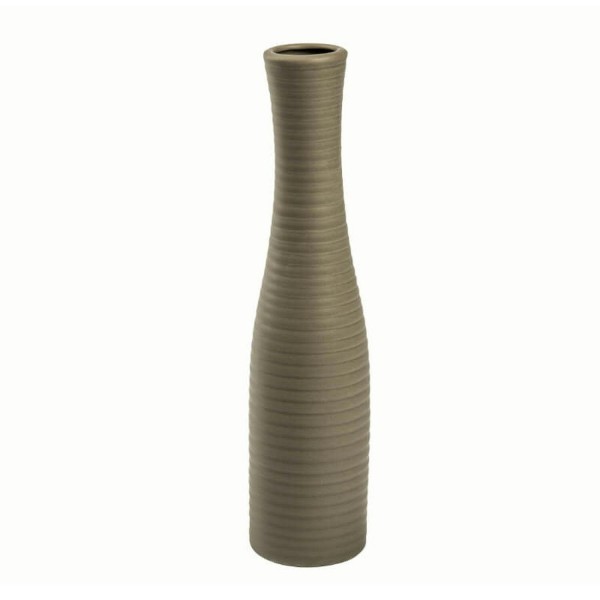 Vase Keramik H32D8cm, anthrazit