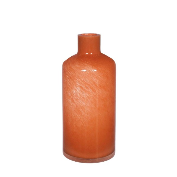 Glas Vase D11H25cm, caramel