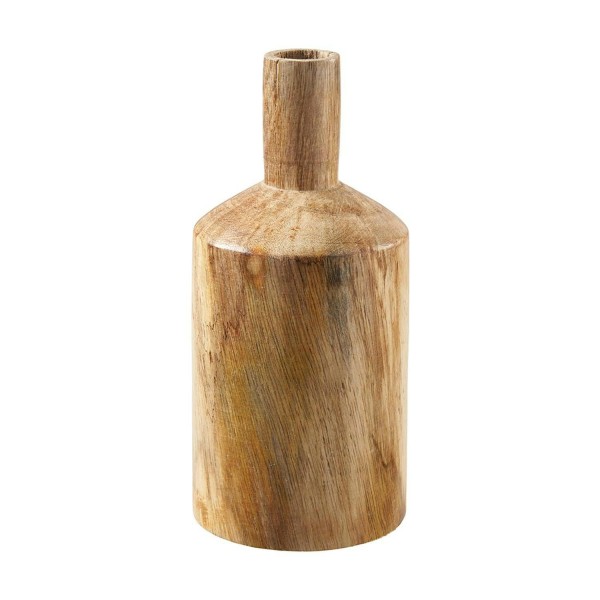 Flasche Holz D10H20cm, natur
