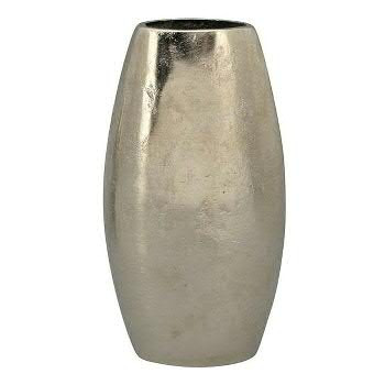 Vase Alu 11,5x7x22cm, silber