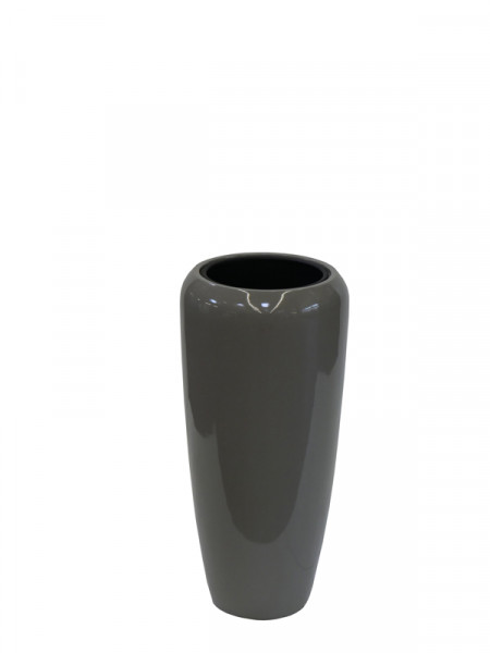 Vase FS147 H75cm, glz.taupe