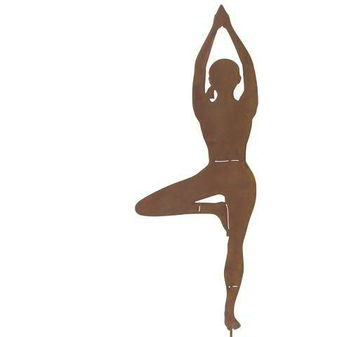 Figur Yoga Rost 52x145/179cm zum Stecken