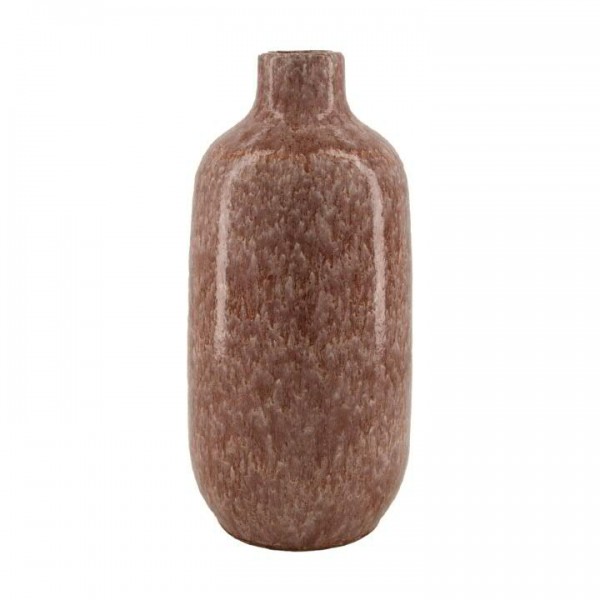 Vase Keramik D13H30cm, altrosa