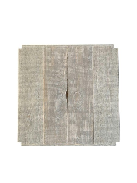 Platte Grauholz 78x78x3cm für Rahmensäule