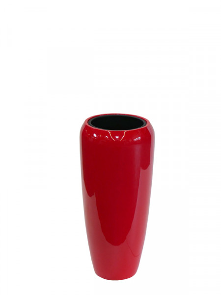 Vase FS147 H75cm, glz.rot