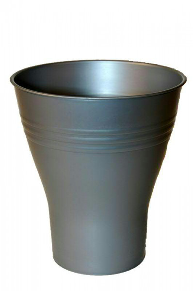 Gebrauchsvase 302/18cm Kunststoff, grau