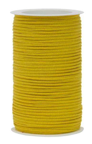 Kordel Baumwolle 267a/2mm 100m 100% Natur, 10 gelb