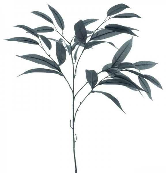 Blätter Zweig 76cm Mango, schwarz