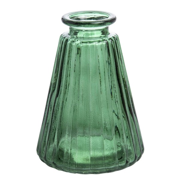 Glas Vase D7,5H10cm Aktionspreis!, grün
