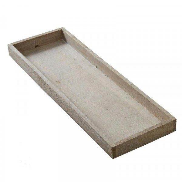 Tablett Holz 60x20x4cm, grau