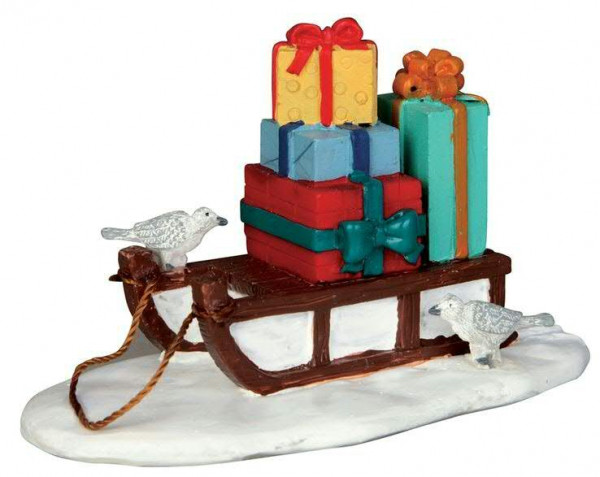 Sled with Presents 5x4,5x8cm