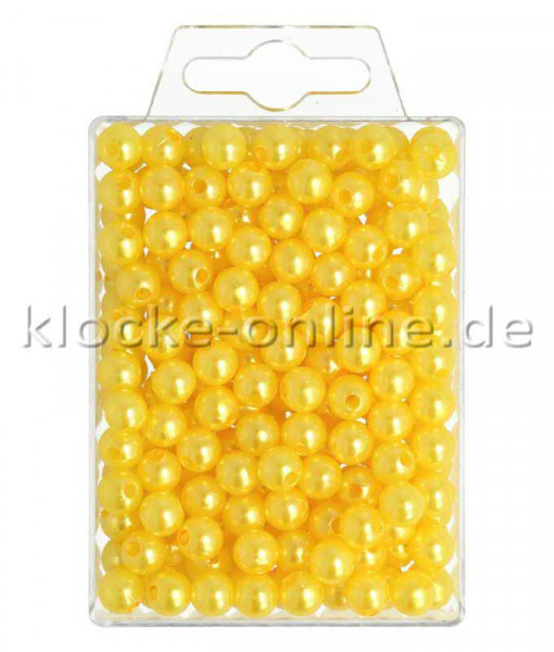 Perlen 8mm 250St., gelb