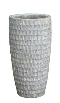Vase GK3147 H74cm, sand weiß