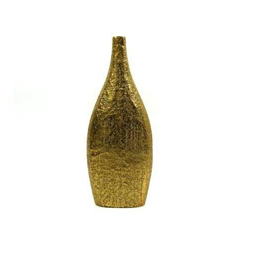 Flasche SP Alu 13x7,5x34cm, gold
