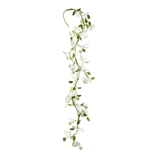 Blüten Girlande 155cm, weiß