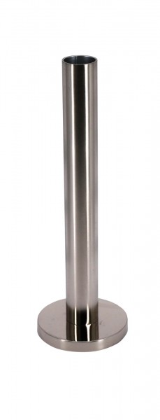 Kerzenhalter Metall D2,8/9H27,5cm, silber