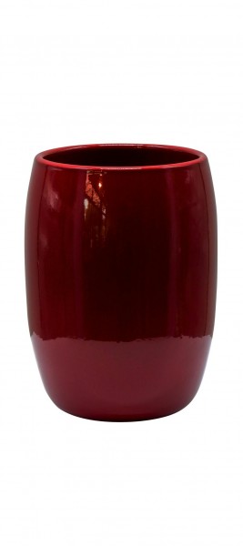 Vase Keramik 1407/20cm Porta, weinrot gl