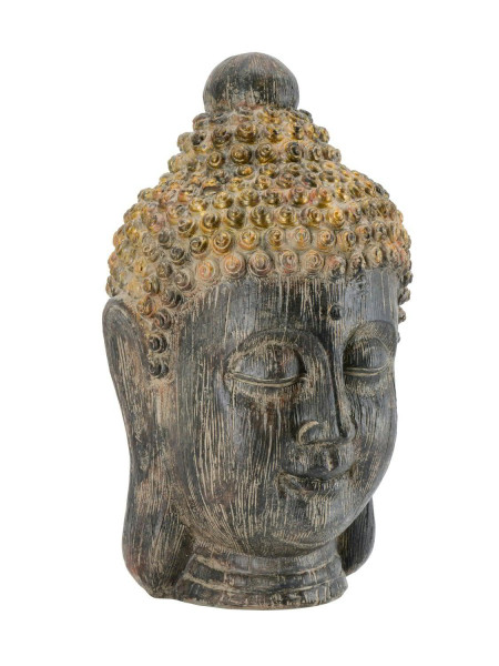 Buddha SP Kopf D16H28cm, gold,schwa