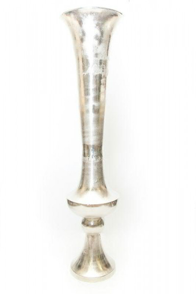 Vase Alu antik D36H137cm, silber