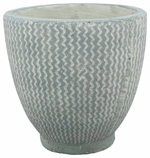 Vase Keramik SP D14,5H14cm, grau