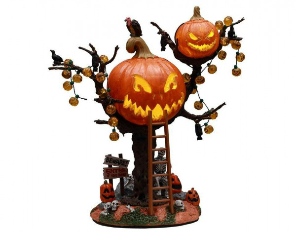 Halloween Pumpkim Tree House beleuchtet Ein/Aus Schalter