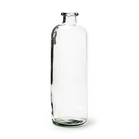Glas Flasche H33D11cm Jardin Aktionspreis!, klar