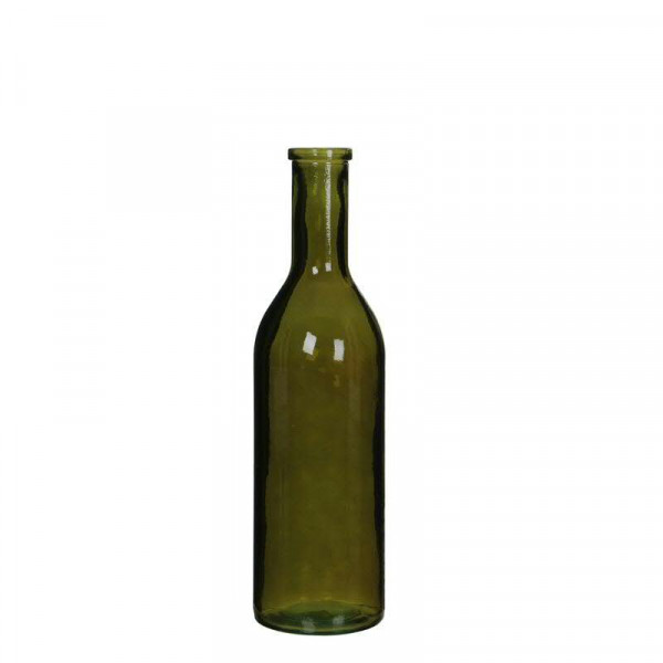 Glas Flasche SP H50D15cm, grün