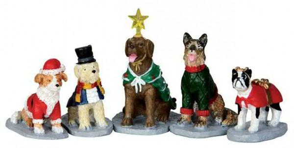 Costumed Canines S/5 H4,6cm