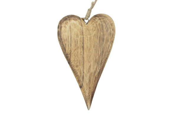 Herz Holz 16,5x10,5cm, natur