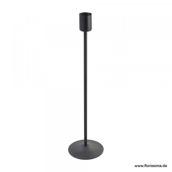 Kerzenhalter Metall H30cm, schwarz