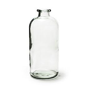 Glas Flasche H25D11cm Jardin, klar