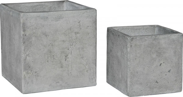 Kübel BT214b D30/22cm 2er Satz SP, cement