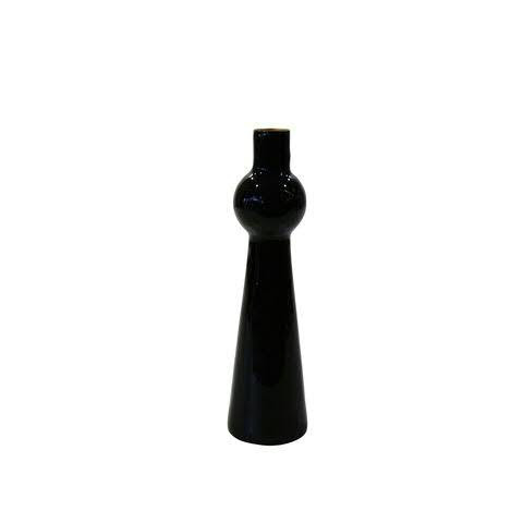 Kerzenhalter Metall H25cm, schwarz