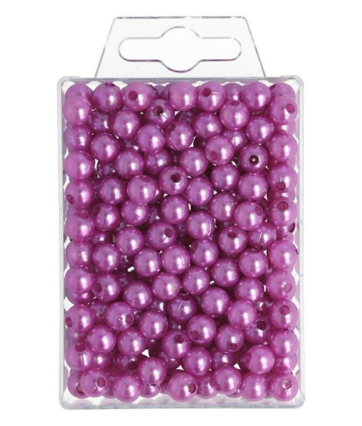 Perlen 8mm 250St., violett