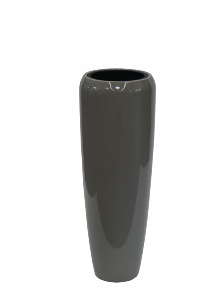 Vase FS147 H97cm, glz.taupe