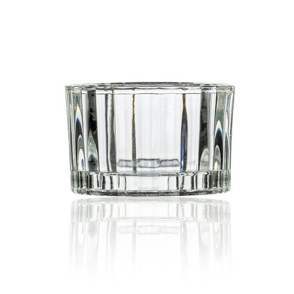 Glas Teelichthalter D5,6H3,6cm, klar