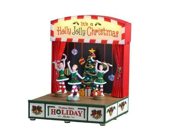 Christmas Belle s holiday recital 4,5V Adapter+Batterie 2xAA, sound/animiert