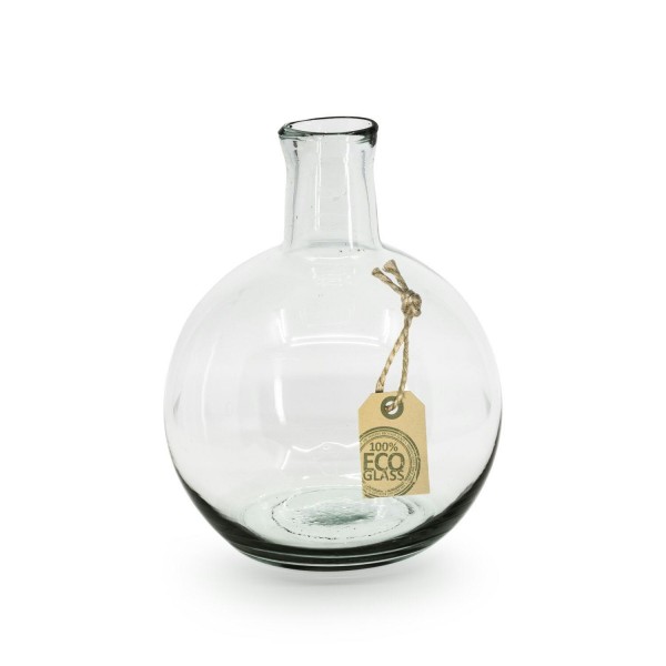 Glas Vase D18H22cm Recycling