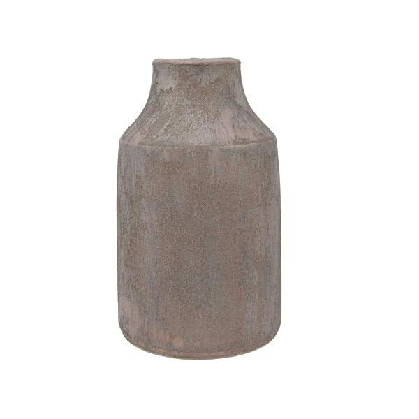 Vase Keramik D18H30cm, sand/gold