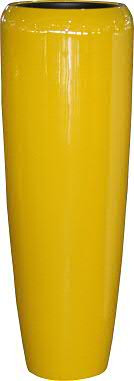 Vase FS147 H97cm, glz.curry