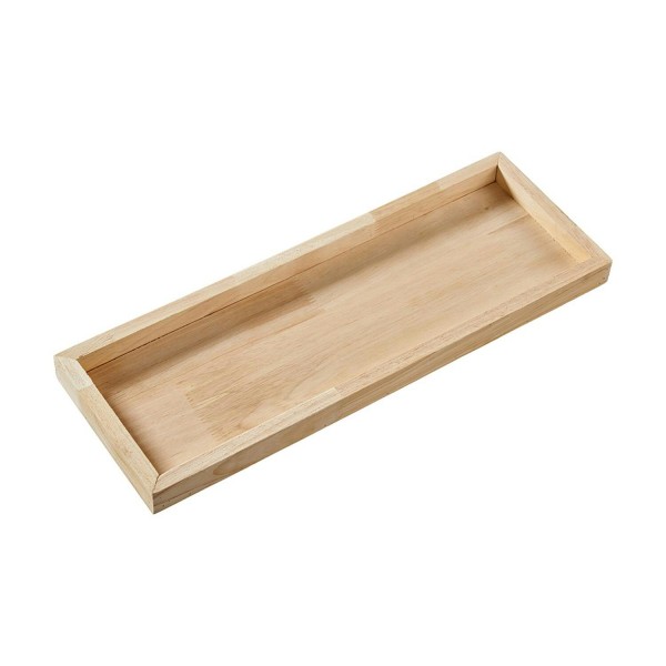 Tablett Holz 40x14x2,5cm, natur