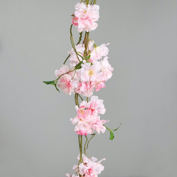 Kirschblüten Girlande 120cm, rose