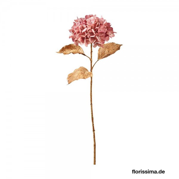 Hortensien Zweig 71cm, mauve/pink