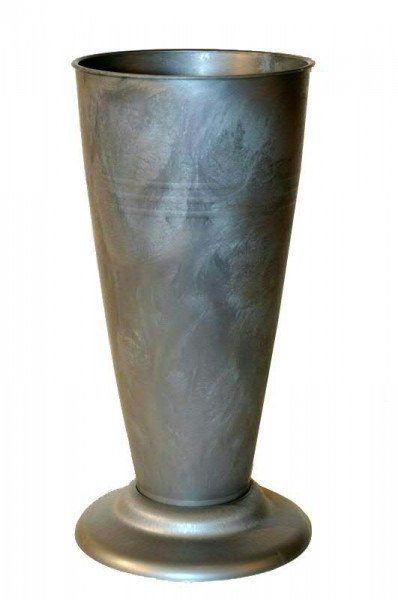 Gebrauchsvase 301/41cm Kunststoff, grau