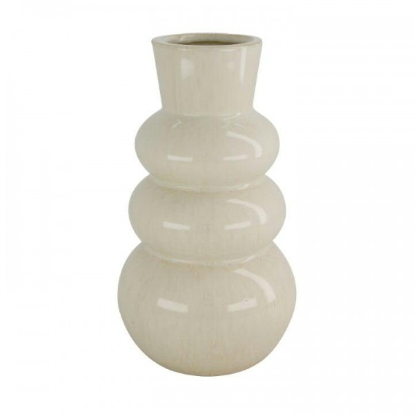 Vase Keramik D14,5H25cm, weiß