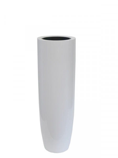 Vase FS159 H150cm m.E., glz.weiß